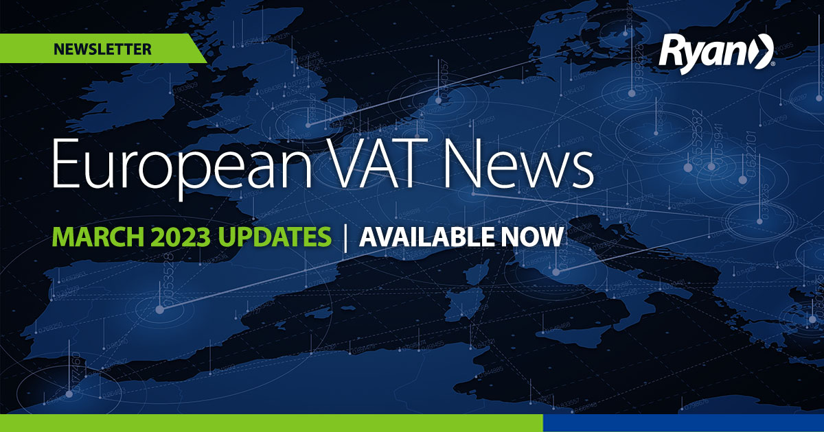 RyanTax's tweet photo. Read our latest European VAT newsletter, highlighting important updates announced during the month of March. If you need any advice on these changes, get in touch.
#tax #vat #vatupdate #vatnews #Europe https://t.co/xUGeo7q4uI https://t.co/nzZDM6GAVP
