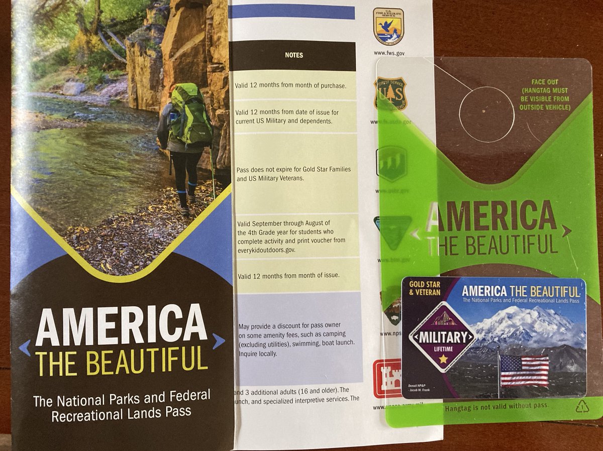 VeteranOwned's tweet photo. Did you know Veterans, Gold Star Families can get a FREE America the Beautiful – National Parks & Federal Recreational Lands Military LIFETIME Pass?  

Curious about how easy/fast it is to get your pass?  Click below for an honest observation from VOB‘s founder on the process of getting his “America The Beautiful” Lifetime Military Veterans Pass (including all the details on how to get your pass!) https://t.co/SU4Y3OwmVO