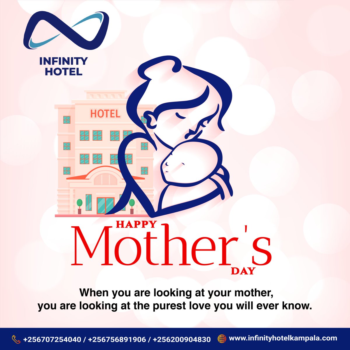 infinityhotelk's tweet photo. When you are looking at your mother, you are looking at the purest love you will ever know.
For Booking: +256200904830 / +256707254040 / +256756891906
.
.
.
.
#kampala #Uganda #infinityhotel #hotelroom #hotel #welcome #hotelroom #décoration #relaxing #elegance #Comfort https://t.co/DjcpVZdz1N