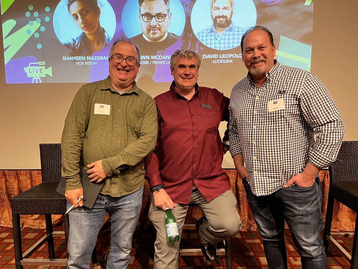 KeyCodeMedia's tweet photo. Here are some of the speakers at #PostNAB 👏 https://t.co/CRpnIB9vTa