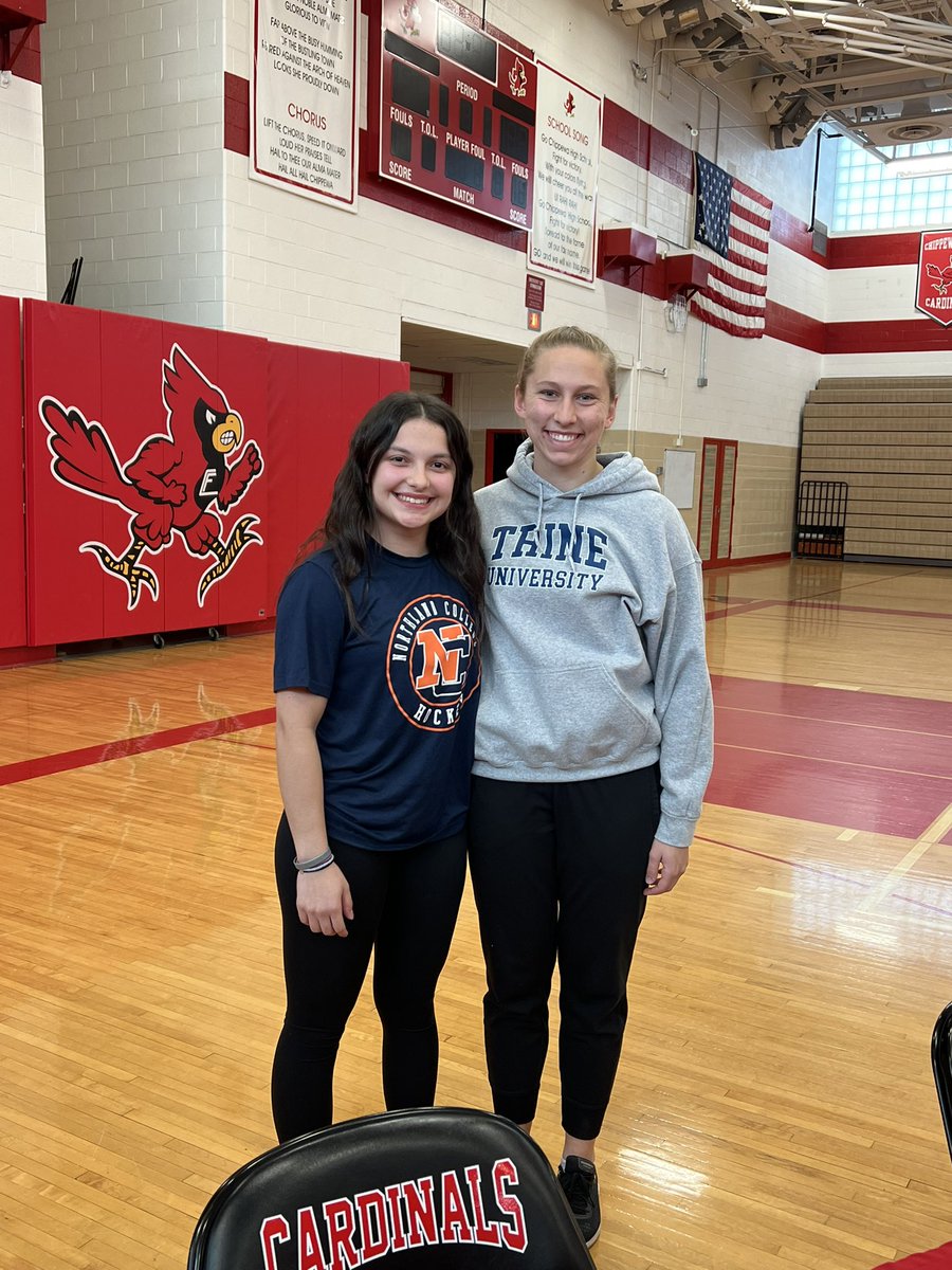 Congrats to Joey Schemenauer and Emma-Lyn Stephenson on signing their letter of intent to play college hockey next year.

Emma-Lyn will be playing at Trine University and Joey will be playing at Northland College.

We are excited for both of you!