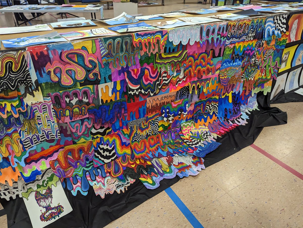 Wow!  What a beautiful celebration of student artwork showcased for #CEW2023 <a href="/LorettoFalls/">Loretto Catholic Elementary School - Niagara Falls</a> <a href="/niagaracatholic/">Niagara Catholic DSB</a> <a href="/mrsrgignac/">Rachael Gignac</a>