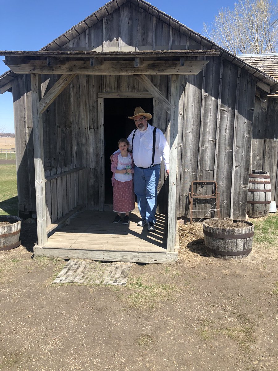 Pa and Laura 2023 Ingalls Homestead.