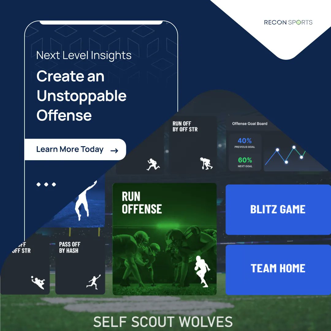 🚀 Elevate your game and get the insights to create an unstoppbale offense 💪 #ReconSports #UnstoppableOffense #PersonalizedTraining #PerformanceAnalysis #RealTimeInsights #SportsTech