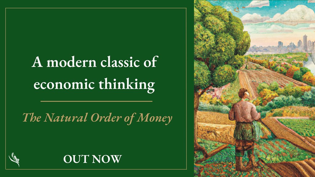 chelseagreen's tweet photo. In #TheNaturalOrderOfMoney, author @roysebag dives into the concepts of real economy & service economy and whether there is an imbalance in ecological accountability between the two which contributes to modern day #bankingcrises 🏦💸
Order this timely & essential book now! https://t.co/mybqfxRnce