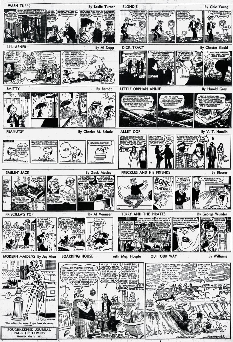 CLASSIC COMIC STRIPS on Twitter "Today’s Comics Page, The Poughkeepsie