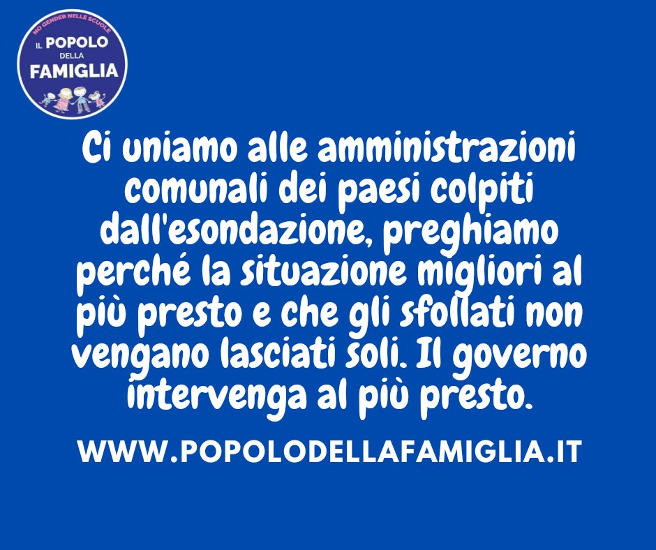 Come PDF Bergamo ci uniamo alle amministrazioni comunali dei paesi colpiti dalle esondazioni.🙏🙏🙏
