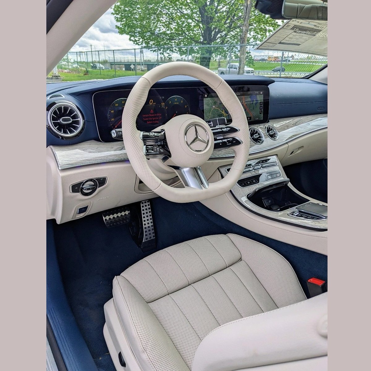 Feeling blue in the best way possible 💙 The interior of this 2023 E 450 Coupe is simply stunning! The blue accents on the dashboard and doors perfectly complement the sleek exterior of the car.

#E450Coupe #LuxuryDriving #BlueInterior #StunningDesign #MercedesBenz #AcceleRide