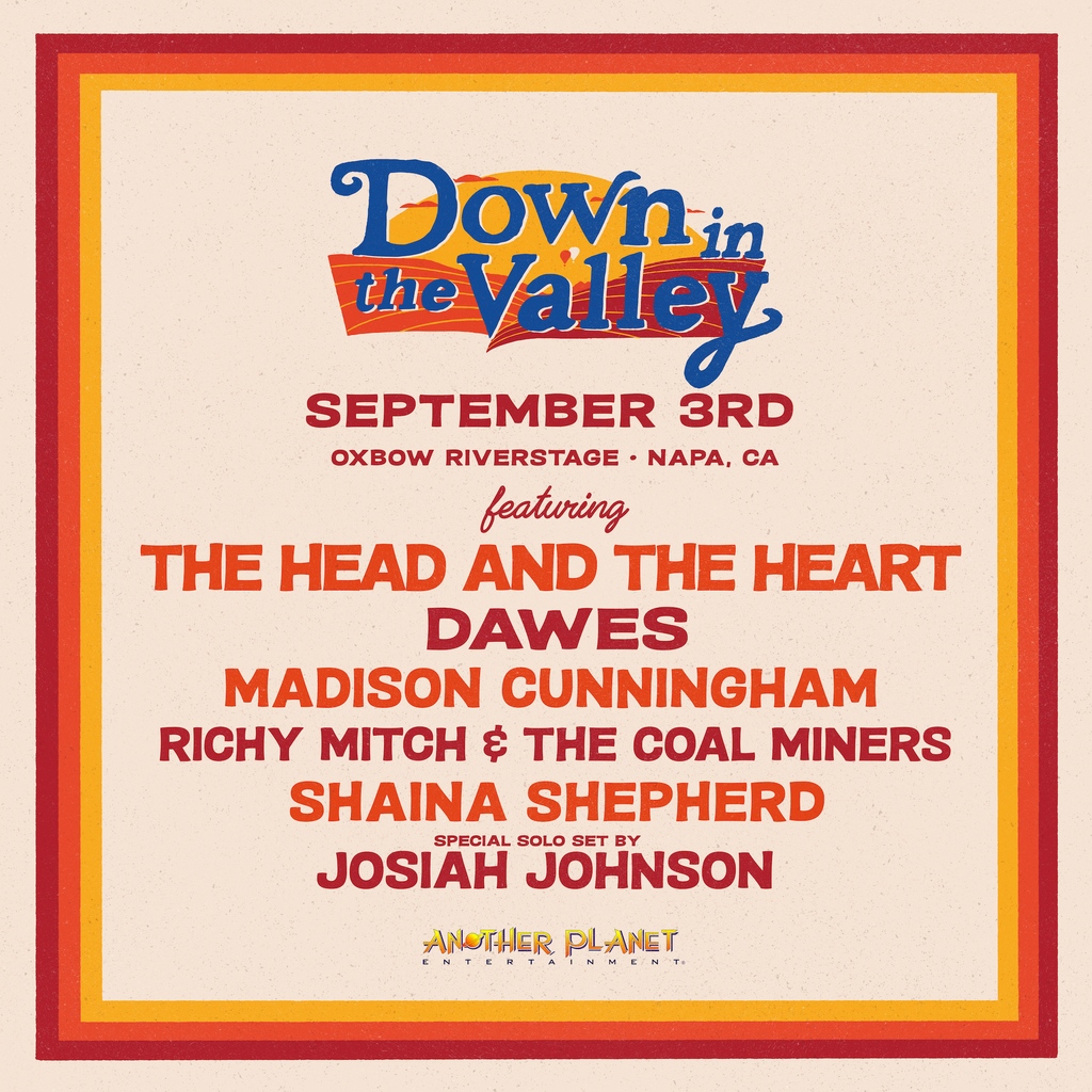 Daily lineups for The <a href="/headandtheheart/">The Head & The Heart</a>'s Down In The Valley Music Festival are now available! 🌟 Join us for two days filled with good vibes, incredible tunes, and unforgettable memories. Single-day tickets go on sale Friday, May 5 at 10am. 

🎟️: ticketmaster.com/down-in-the-va…