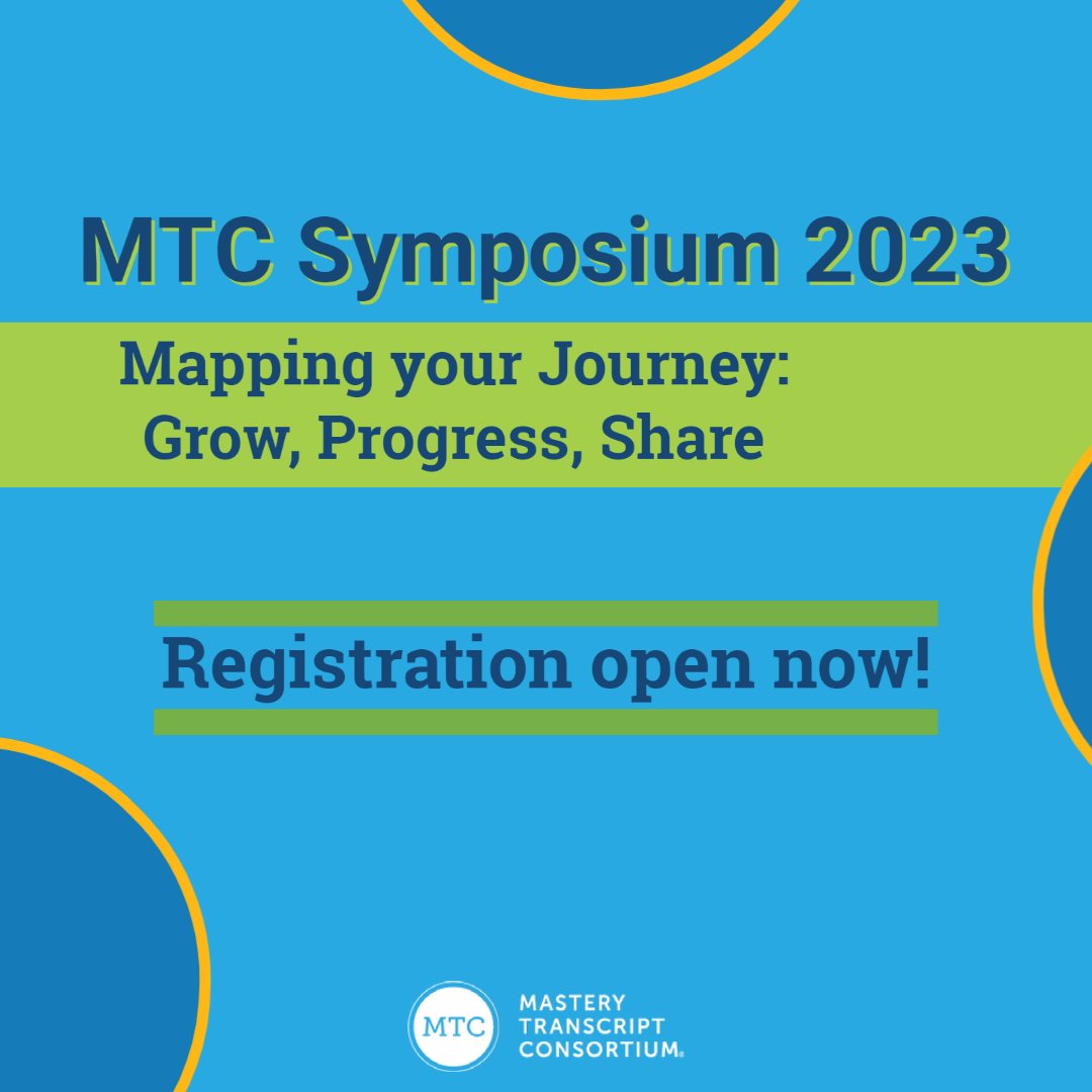 Important News: #MTCSymposium2023 registration is now open to prospective members!

Network alongside the consortium, gain insight into our tools and benefits, and hear directly from experts in competency-based education.

Register: bit.ly/44igsRw