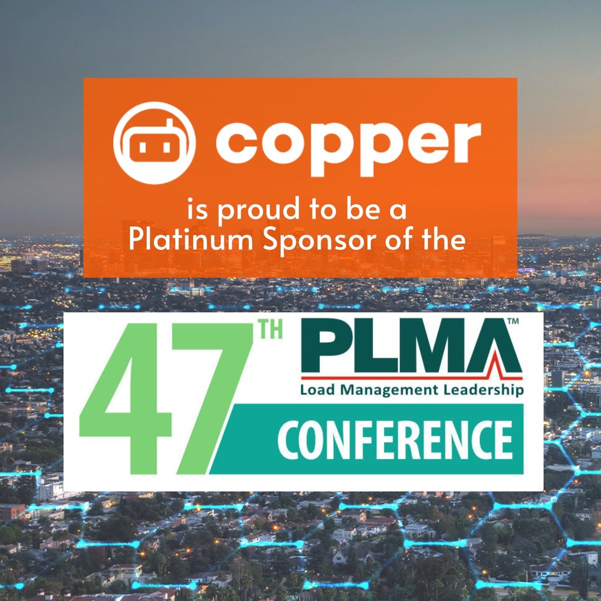CopperLabs's tweet image. We are sponsoring the @PLMAdr Conf. next week! We&apos;d love to see you there &amp;amp; share how we support #loadflexibility. By unlocking real-time #data from meters, we help #utilities better manage demand while creating an improved, more #equitable customer experience. #47PLMAdr