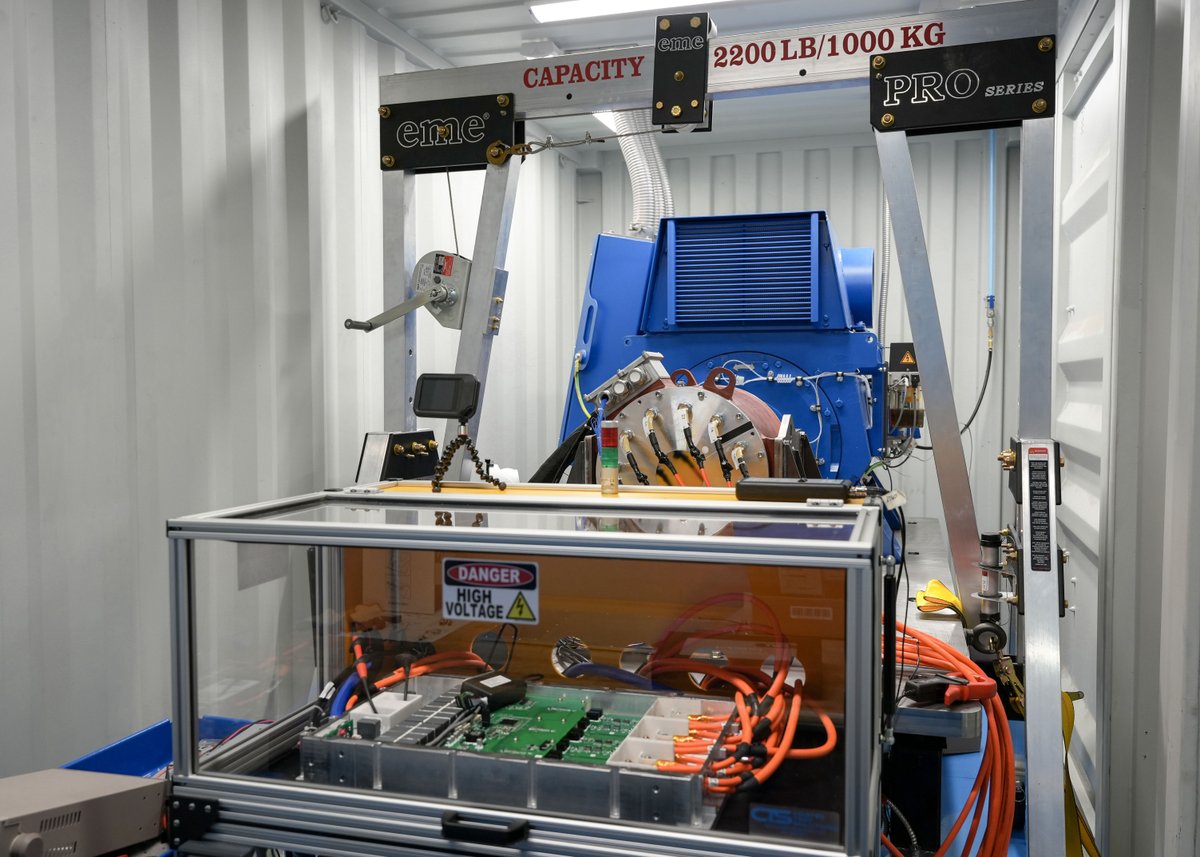 exrotech's tweet image. We&apos;ve moved our Calgary dyno into a cutting-edge test cell for even more accurate, reliable, and safe performance testing.⚙️👷 Get a glimpse of our new setup!

#DynoTest #Safety #ExroTech #OptimizingPower #Torque #Speed #Power #Efficiency #TractionInverter #MobilitySolutions #EVs