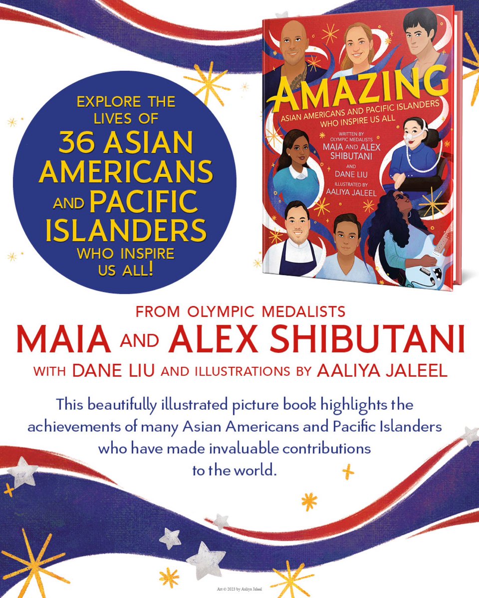 Happy #AAPIHeritageMonth! Our new children’s book, Amazing: Asian Americans and Pacific Islanders Who Inspire Us All, is out in the world! We’re so happy with the early response. Amazing is a #1 New Release and Best Seller on Amazon! Get the book: amzn.to/3MvLYFk