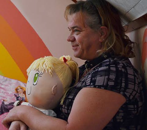 OliLondonTV's tweet photo. 59 year old Transgender Canadian Man with 7 children identifies as a 6 year old girl. 🏳️‍⚧️👧🏼

Stefonknee Wolscht said in an interview  earlier this year that he enjoys “age play” because it helps him deal with the anguish of being previously sentenced to prison, for an unspecified crime. 

He also plays out his fantasy as a little girl and met a polygamous couple who have children on a “fetish site”. The couple treat him as their own child and act as “adopted parents.” 

Stefonknee told Daily Star in February of his adopted parents from the fetish site: “They would often tell me to just go take a bath, put on a dress.”

His adopted parents have their own children who the 59 year plays with, believing he is the same age as them. 

Source: Daily Star .