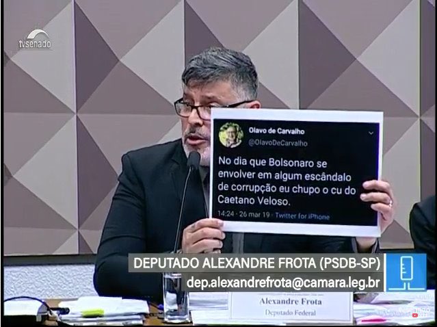 🚨EXTRA: Alexandre Frota na CPI da Covid