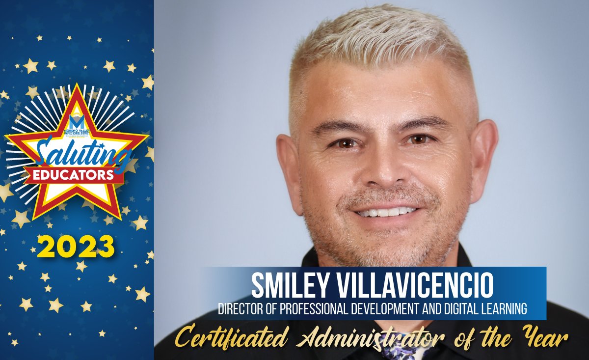 We're giving a big round of applause to our next four top educators of the year! Thank you for all your hard work and dedication to our district! Congratulations!🌟👏 🎉 Visit bit.ly/mvusdsalutinge… to read their descriptions💙