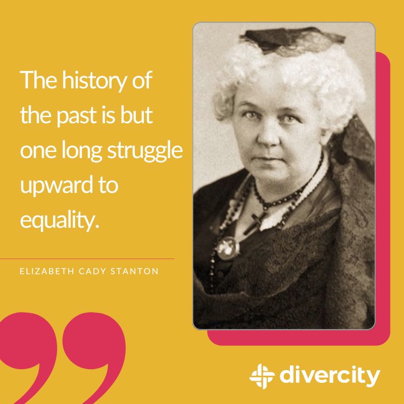 From the voting booth to the workplace — everyone deserves to be represented, respected, and heard.  

#quoteoftheday #qotd #dei #diversity #equity #inclusion #womensrights #elizabethcadystanton