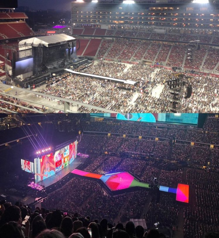 Taylor Swift Poland on Twitter "Porównanie sceny na “1989 World Tour