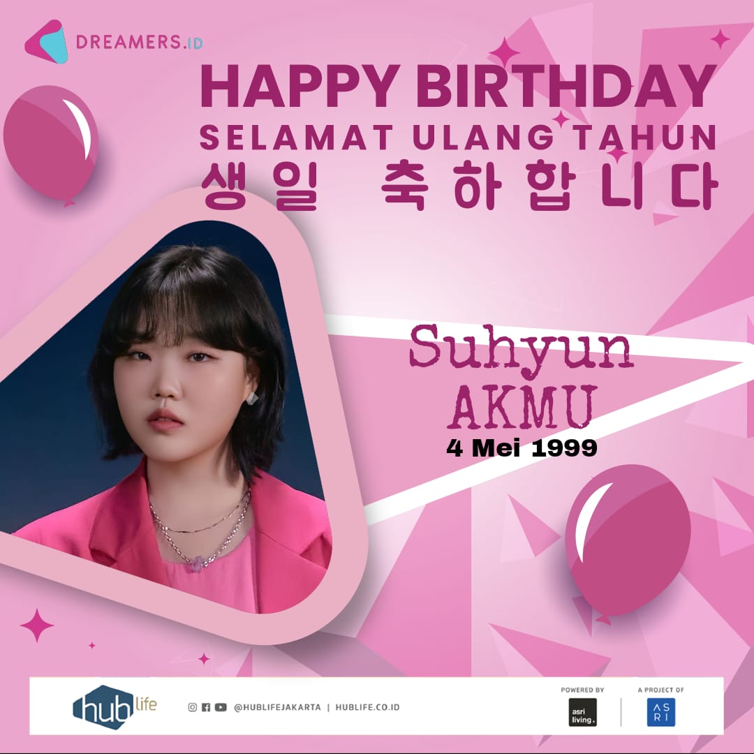 DreamersRadioID's tweet photo. Happy Birthday Suhyun AKMU! 🎂🥳🩷
@official_akmu
Hope that this birthday of yours is filled with joy &amp; happiness. May you always be happy, healthy &amp; loved by many!

#LeeSuhyun #Suhyun #AKMU
#HappySuhyunDay #25thSuhyunDay https://t.co/UcWg78waRb