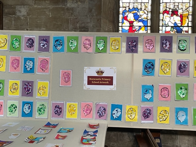 Look at our amazing artwork that is displayed at the exhibition celebrating the King's Coronation at St Mary's Church! 

#WowWednesdays  #WeMakeADifference
