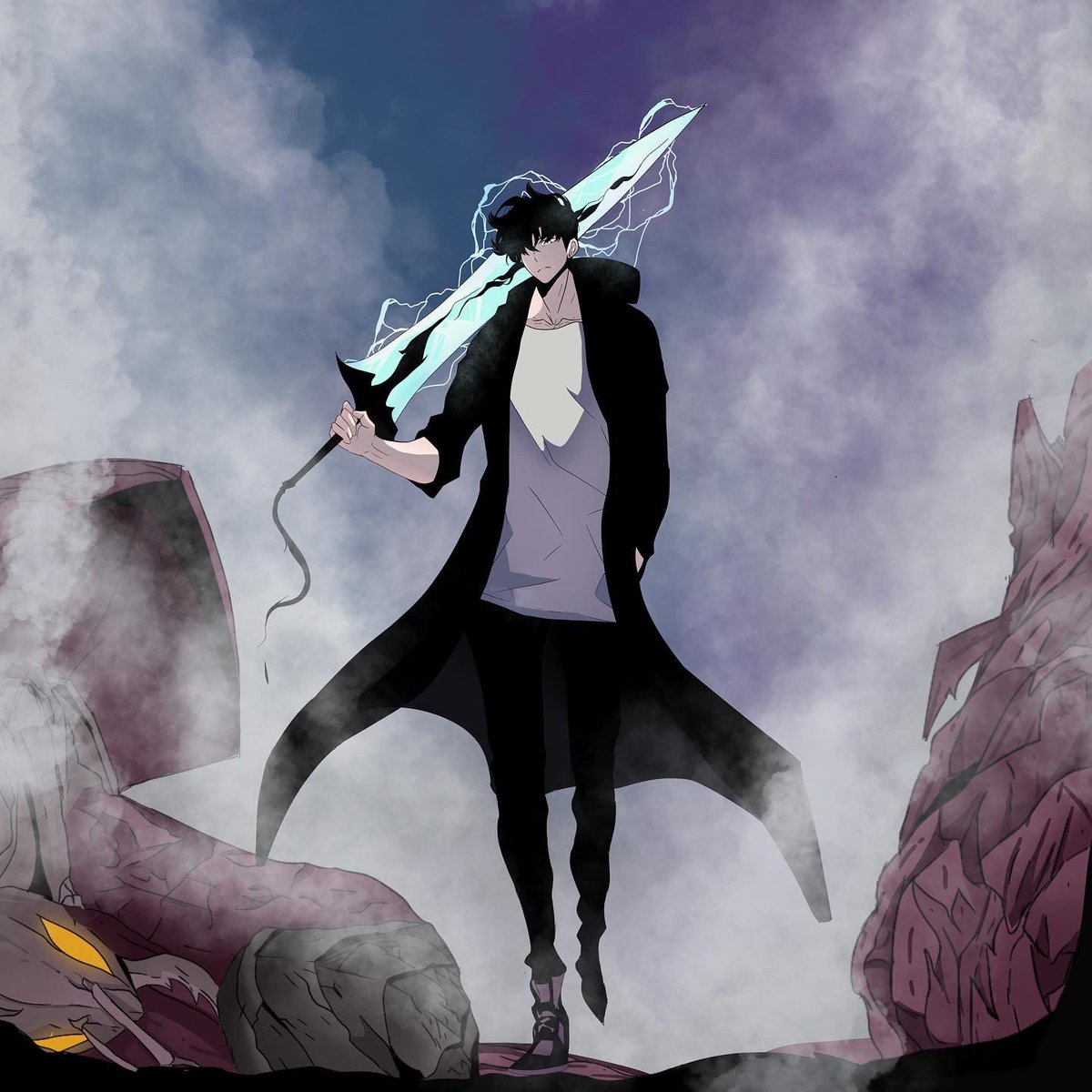 benista8's tweet photo. #Fanart de #sungjiinwoo de #SoloLeveling un #manwha vraiment cool en 6h approximativement.  #manga #dessin #art #SoloLevelingArise #drawing #manhua https://t.co/Ftmf2TvvJv