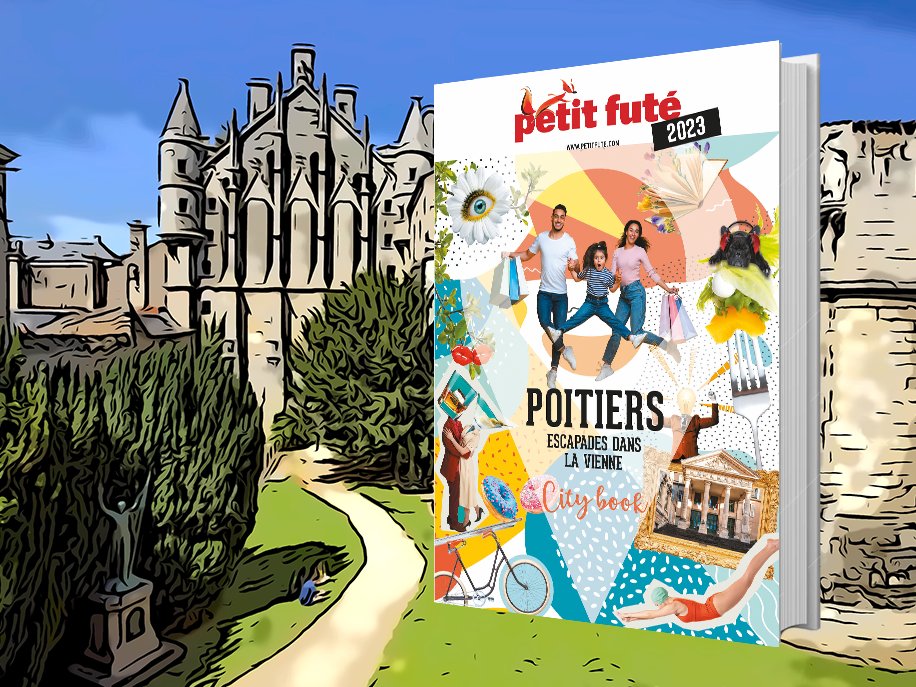 J2Mcom's tweet image. #news Nouveau millésime pour le City-Book "Poitiers, escapades dans la Vienne" avec les @guidespetitfute.
urlz.fr/lFZh
#tourisme #weekend #citytrip #patrimoine #culture #loisirs #hebergement #restaurant #shopping #BonPlan #guide #edition #poitiers #Vienne86