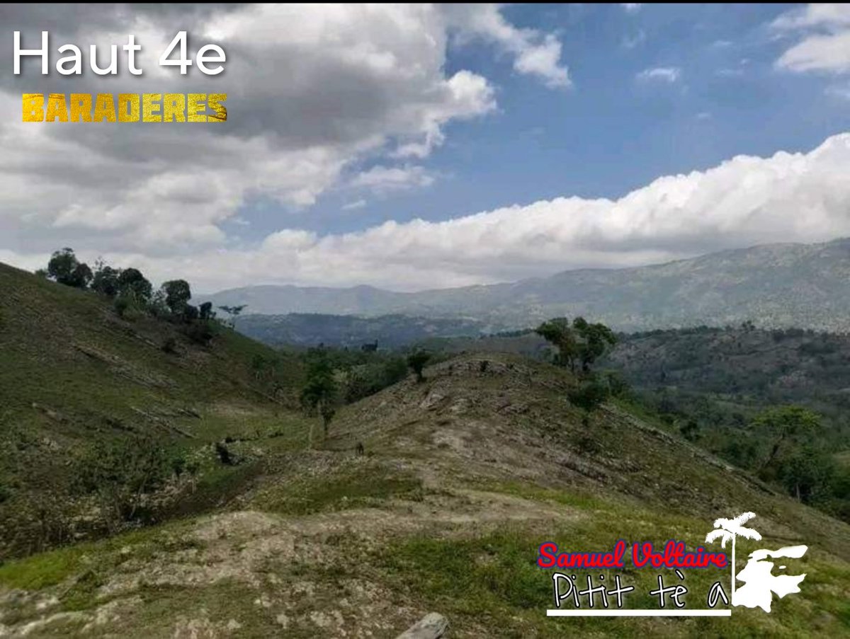 Novadomination's tweet image. Salouwe konpatriyòt yo, jodi a nou moute anlè tèt mòn nan 4e seksyon pou n ba w on ide de jan sa ye men tou nap konstate jan nou aji mal ak anvionman nan nan koupe pye bwa. Annou valorize latè pou n ka jwenn yon bon repons pou demen. Bon sole tout moun Baradè alawonnbadè.