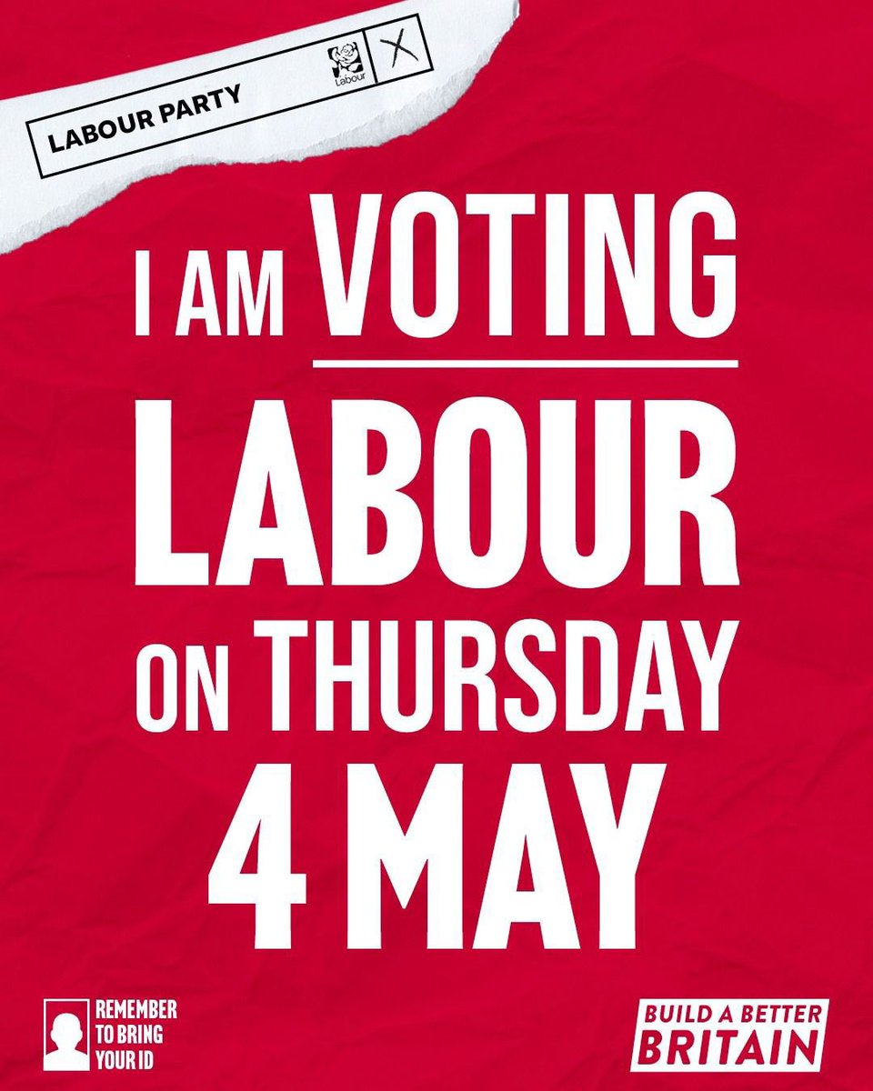 Good luck to every <a href="/UKLabour/">The Labour Party</a> candidate standing tomorrow

And to every volunteer helping to get them over the line #LabourDoorstep

If you have any time to spare, get involved &amp; make a difference: events.labour.org.uk

#VoteLabour 🌹