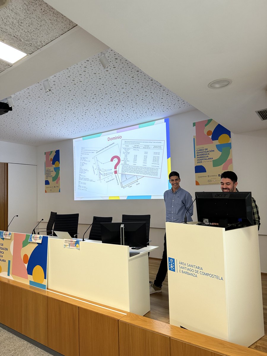 Qué puede aportar la colaboración de un FH y un ingeniero informático en el campo de la farmacocinética. Nos lo cuentan @kikebandin y <a href="/IvanBarLem/">Iván Barrientos Lema</a> #IBFH23