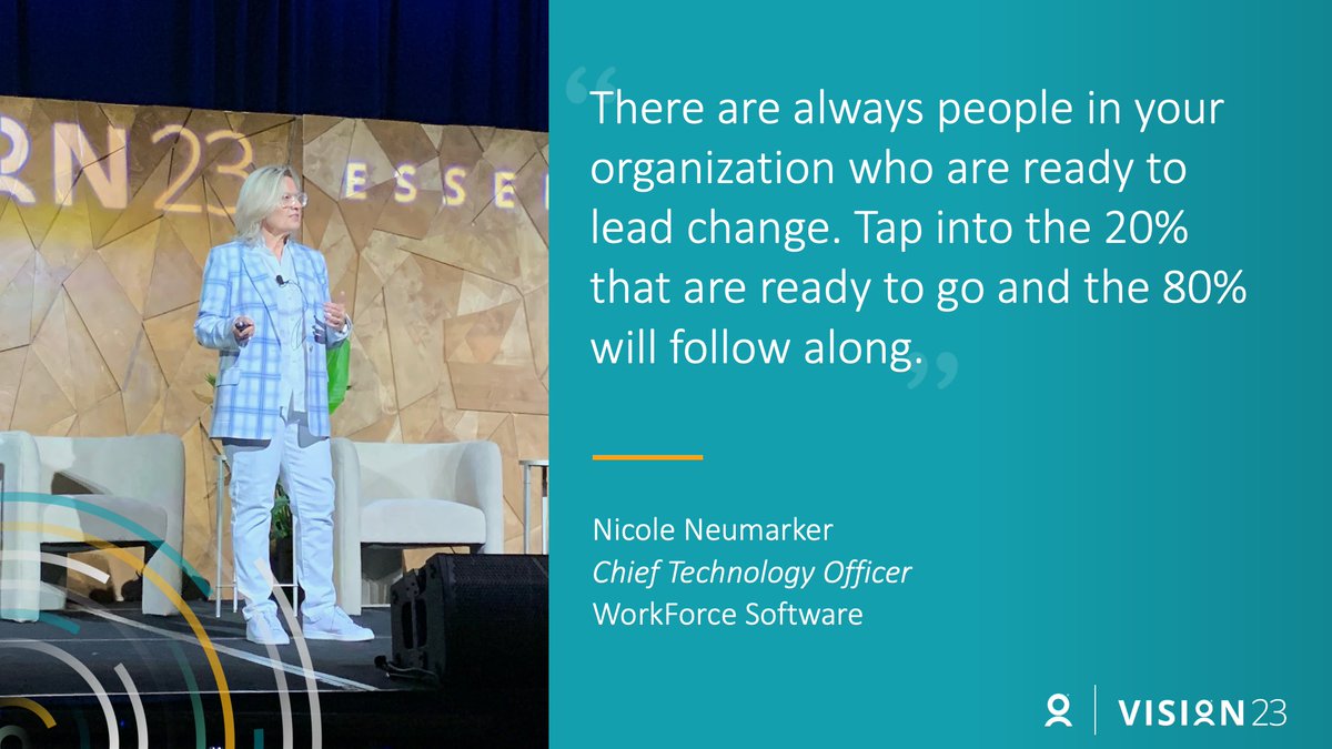 WorkForceSW's tweet image. During this morning&apos;s breakfast session at #WFSVISION23, our Chief Technology Officer, Nicole Neumarker, shared her insights on building momentum for change and why it is essential in today&apos;s workplaces. #MakingWorkEasy