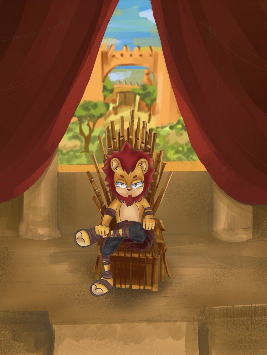 charty_fred's tweet image. A lion is called a 'king of beasts' obviously for a reason 🦁