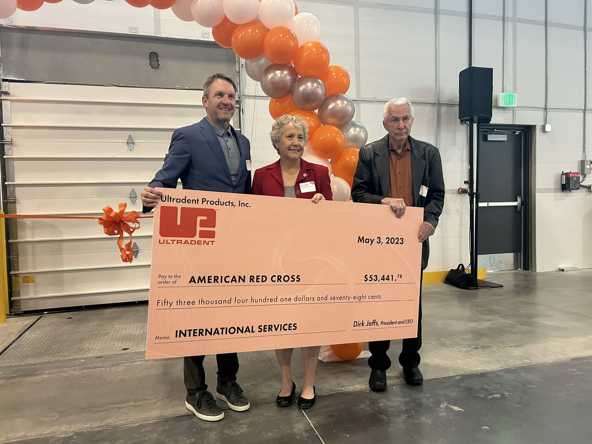 Ultradent, in South Jordan, celebrated its 168,000 square-foot business expansion today. Family-owned businesses represent the American dream, and I enjoyed joining an amazing family who has worked so hard to get here. #SouthJordan #TeamUtah