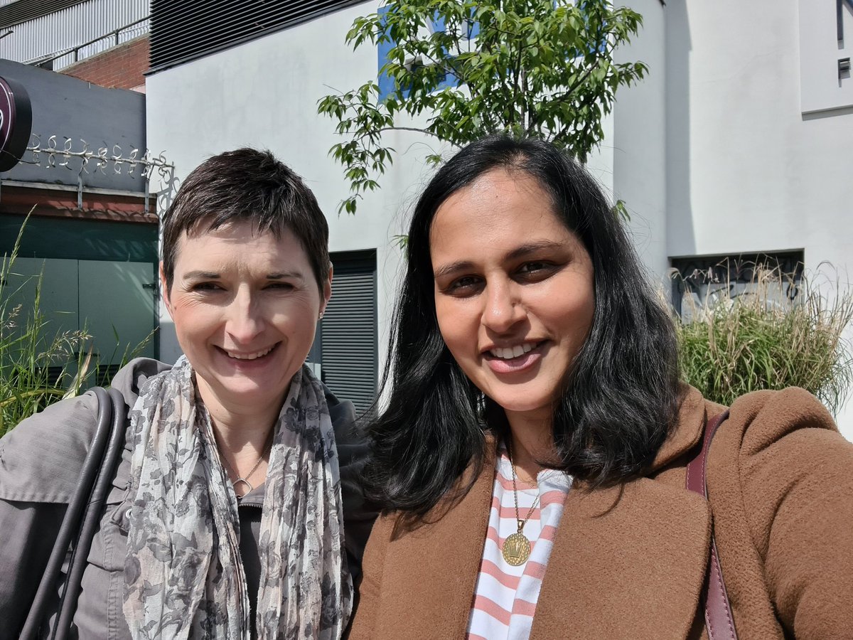 Wonderful to catch up with <a href="/CarolinePidgeon/">Caroline Pidgeon</a> today. We worked out that we first met ten years ago at the Tulse Hill council byelection (my first as a candidate). Congratulations Caroline for everything you've achieved &amp; there's still a year to go!
