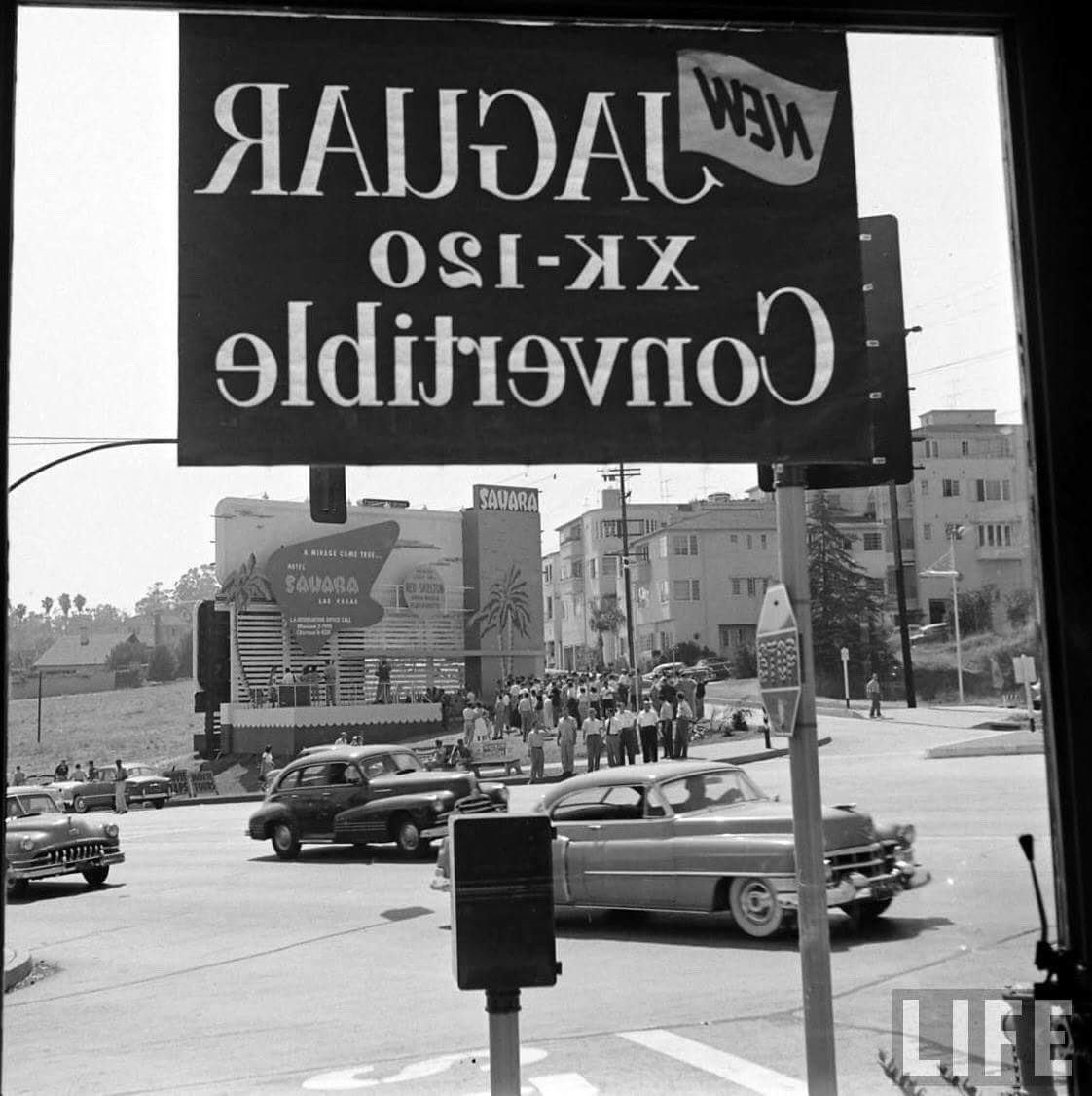 Vintage Los Angeles on Twitter "Sunset and Doheny Road then and now."