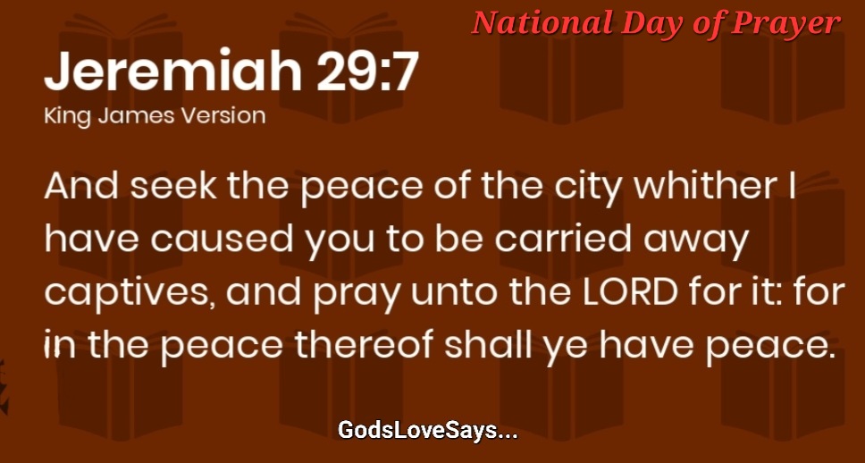 HornettPam's tweet photo. Also, seek the peace & prosperity of the city to which I have carried you into exile. Pray to the Lord for it, because if it prospers, you too will prosper.โ
๐๐ป
Jeremiah 29:7
#GodsLoveSays #Jeremiah #nationaldayofprayer2023 #seek #peace #city #carried #exile #pray #Lord #prospers https://t.co/YOXLi1Qyxn