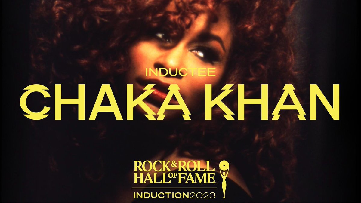 @PopCrave Yes!! Very well deserved. This year also marks Chaka’s 50th year in the music industry. #Chaka50