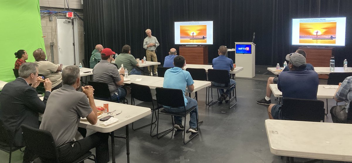 So amazing to listen to legendary photographer <a href="/RedHuber/">Red Huber</a> discuss his four decades of chronicling Florida in pictures