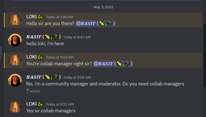 basit_'s tweet photo. I'm getting DMs for collab managers job wen i'm literally a Community Manager & Moderator!
Well I'm bringing the job offer here,
follow & rt for others, turn on post notifications
#NFTComminity #NFT #basit #CommunityManagers #godmod #Jobs https://t.co/YdDC03TeM4