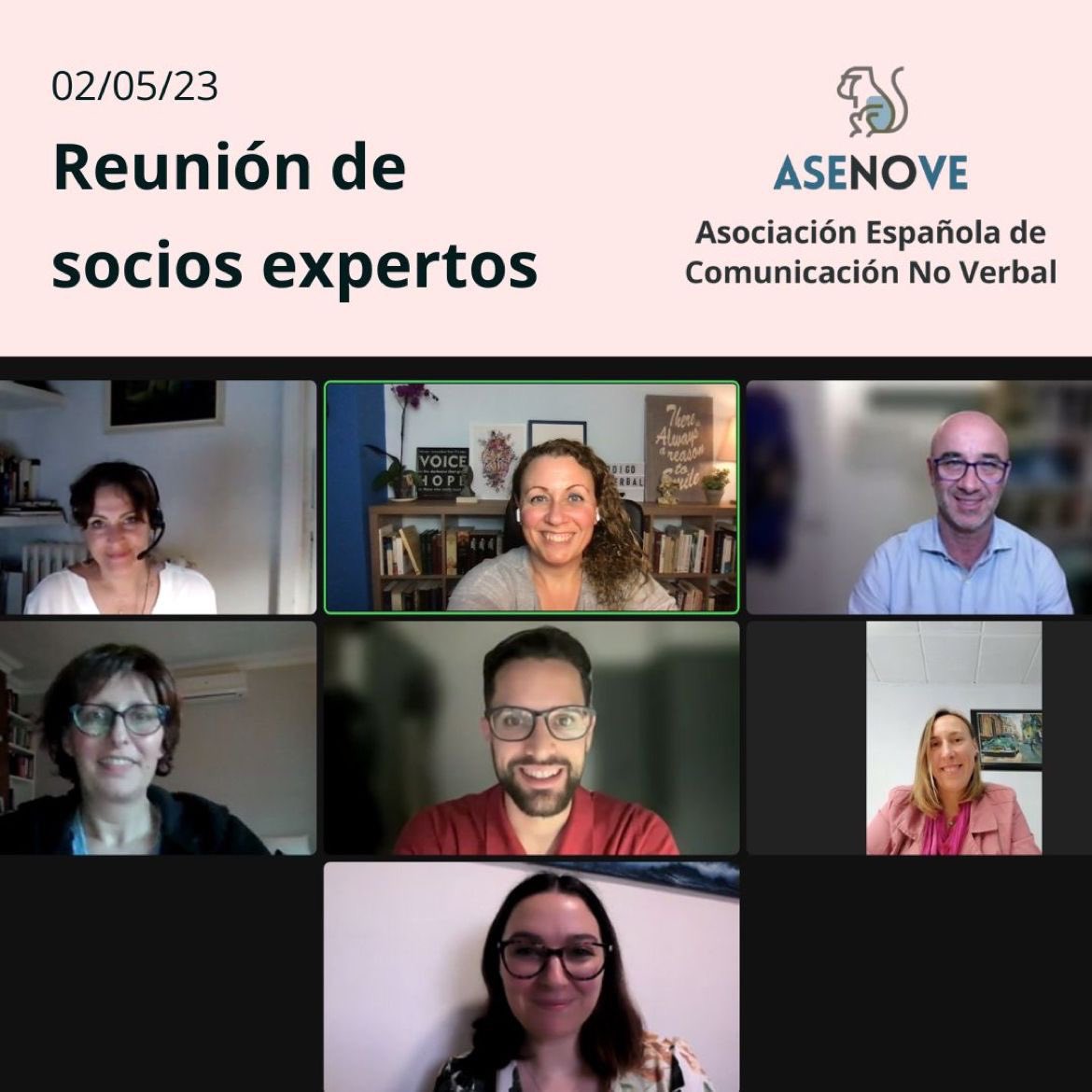 ASENOVE_CNV's tweet photo. ¡Buenas tardes! 😃
Ayer martes, tuvimos la reunión de socios expertos mensual.
En esta ocasión capitaneada por Patricia Torres Teran, la reunión fue un éxito. Qué gusto estar rodeados por un equipo tan entregado, si cuando hay pasión en algo se nota… 🥰
#asenove #socio https://t.co/vYd5VJ0Ucv