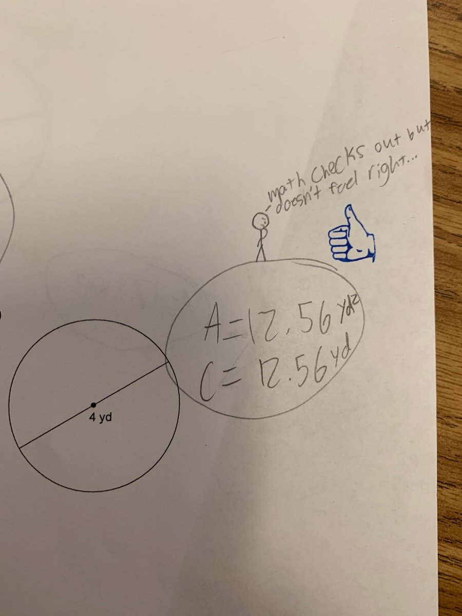 MrKsMathClass's tweet image. This was on a quiz this week.  I apreicate the humor.