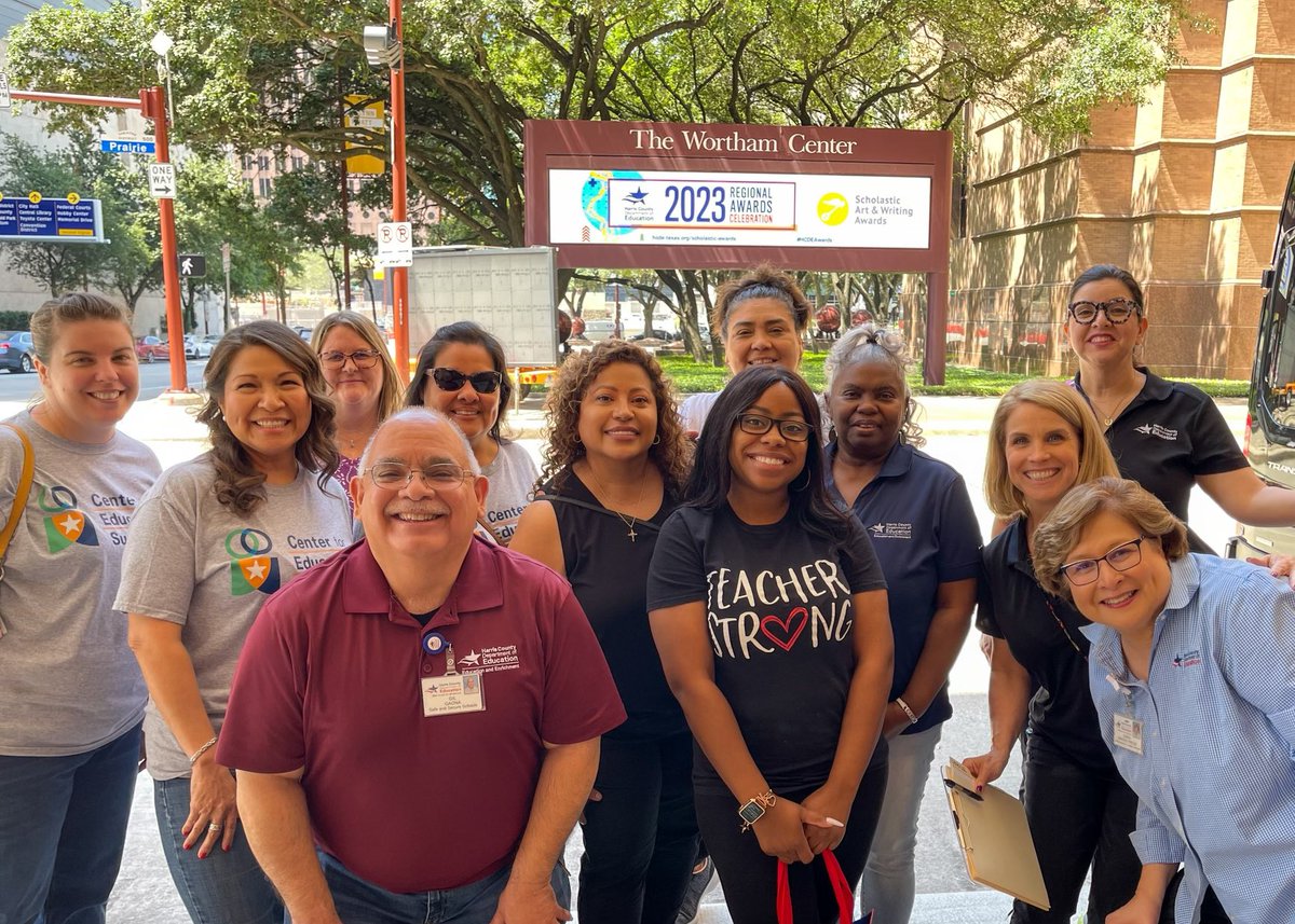 Proud to be part of a great team from <a href="/HCDEtx/">Harris County Department of Education</a> prepping for an amazing Scholastic Art &amp; Writing Celebration tonight <a href="/WorthamCenter/">Wortham Center</a> honoring outstanding young artists and writers! #ScholasticHCDE