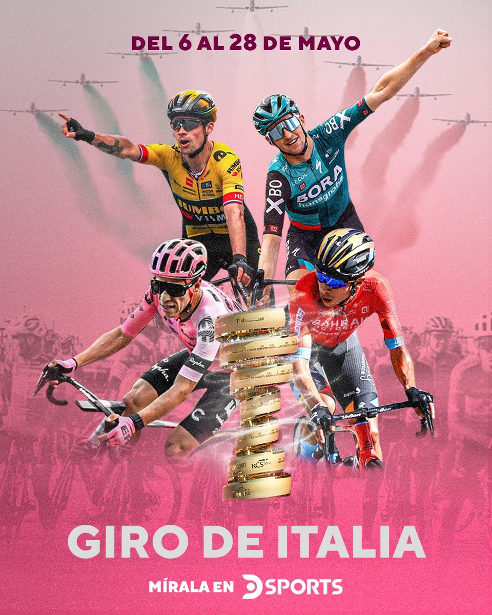 Ellos son los 7️⃣ latinoamericanos que participarán en la 1️⃣0️⃣6️⃣ edición del #Giro #GiroDeItaliEnDSports . 🧡@SantiagoBS26 🇨🇴 por @BHRVictorious 💙@FndoGaviria y @Einerrubio1 🇨🇴 por @Movistar_Team