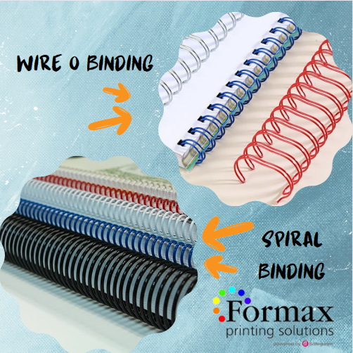 FormaxPrinting's tweet image. Looking for a durable and affordable binding option for your reports or presentations? Wire or Spiral Binding are both perfect options! 💪 #WireBinding #BindingOptions #PrintingSolutions
 #formax #printing