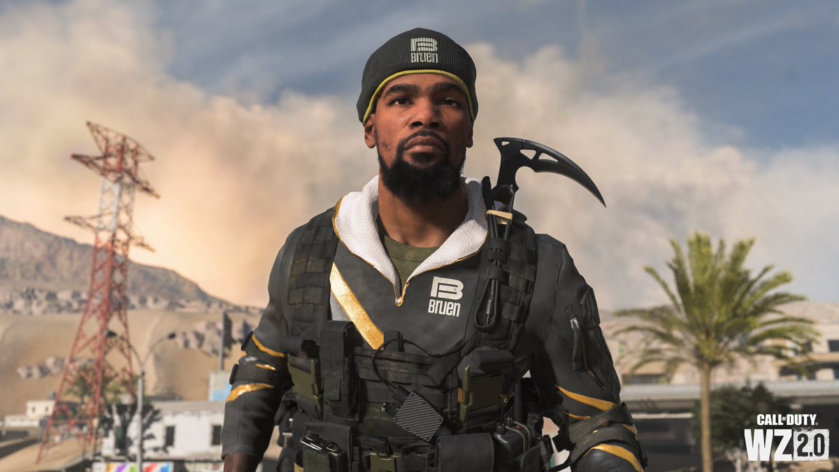 nicekicks's tweet photo. Kevin Durant will be a playable character in Modern Warfare II Season 03 on May 10 😳 https://t.co/2scKHyEtgz
