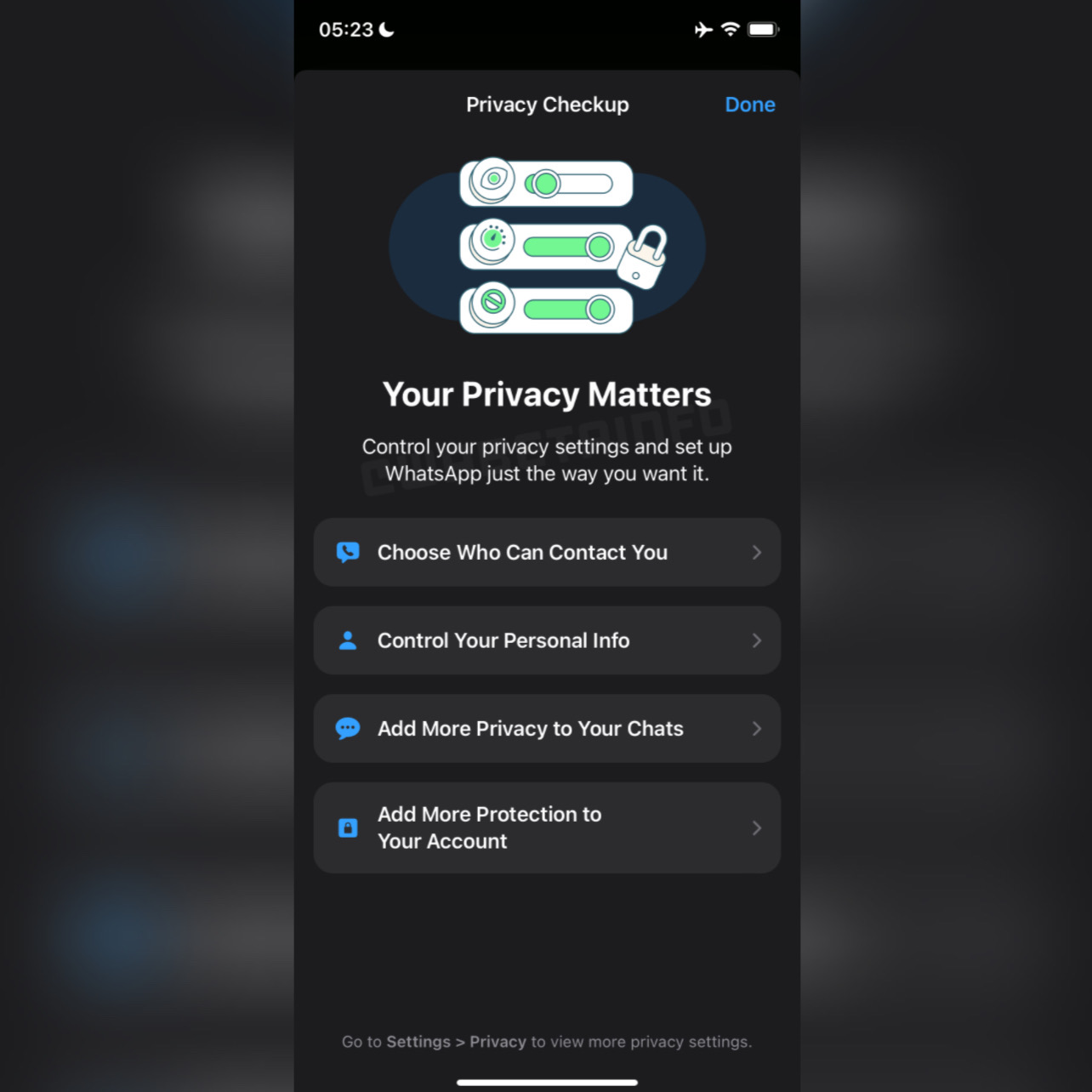 WABetaInfo on Twitter "📝 WhatsApp beta for iOS 23.9.0.73 what's new