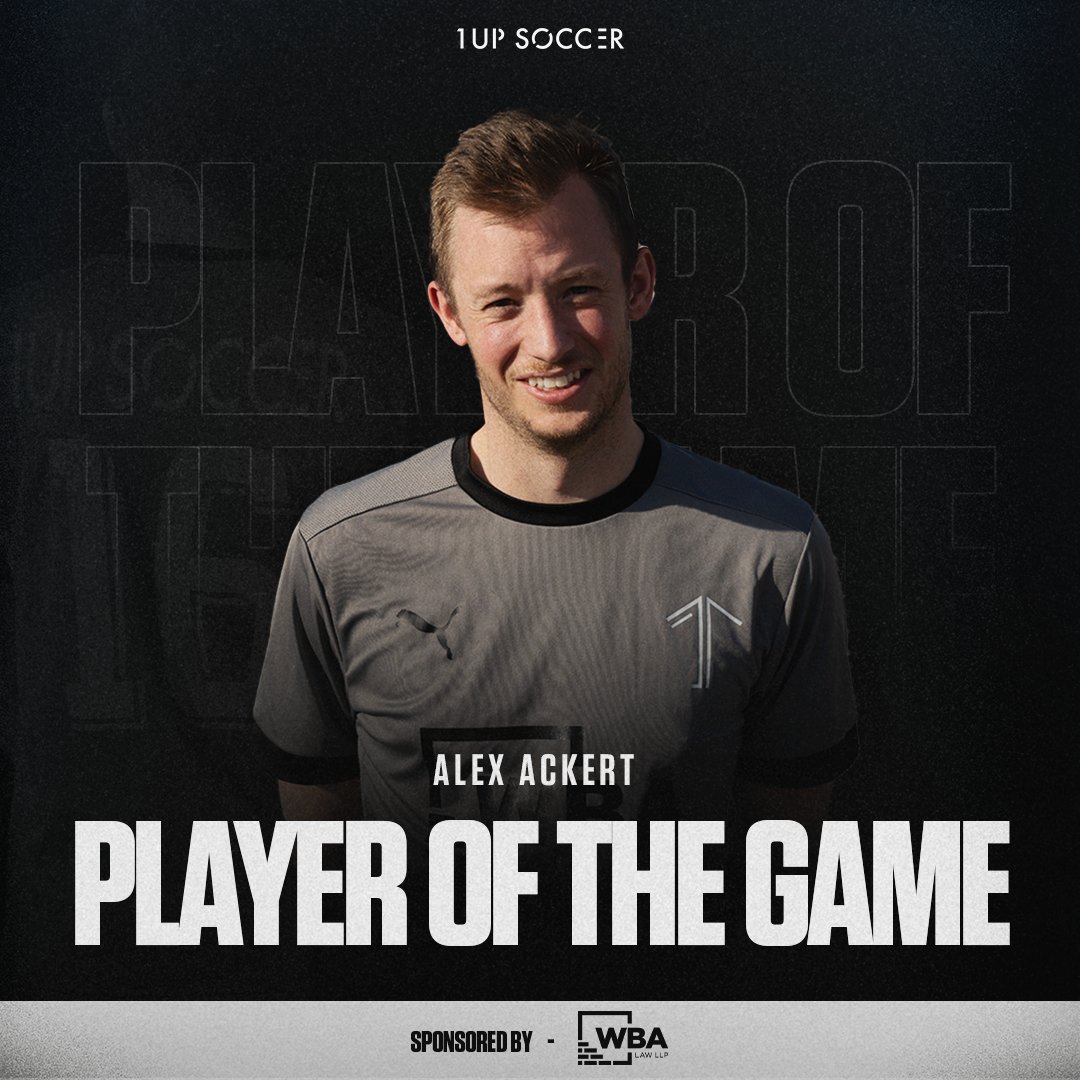 1UPSOCCER's tweet photo. WBA LAW Player of The Game❗

Alex Ackert.

Final Score: 5 - 1 W ✅

The CB had a very good game, playing some great passes in between lines and making life difficult for the opposing forwards in the final third. Well done Alex!

#EnjoyTheProcess https://t.co/AnDJaVqv7v