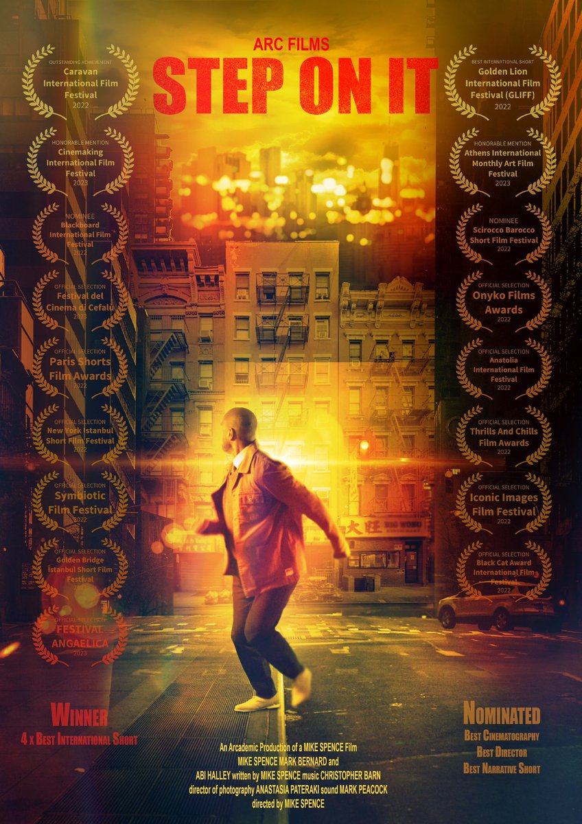 Twilight dawns on the festival run for ‘Step On It’.
We can look back proud at our festival selections, nominations and wins 🏆🏆🏆🏆

imdb.com/title/tt152821…