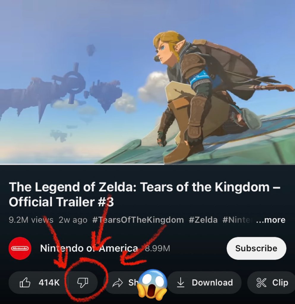 aquatic_ambi's tweet photo. notice how this video has ZERO dislikes 

the trailer is just that good https://t.co/xflvdqlJJo