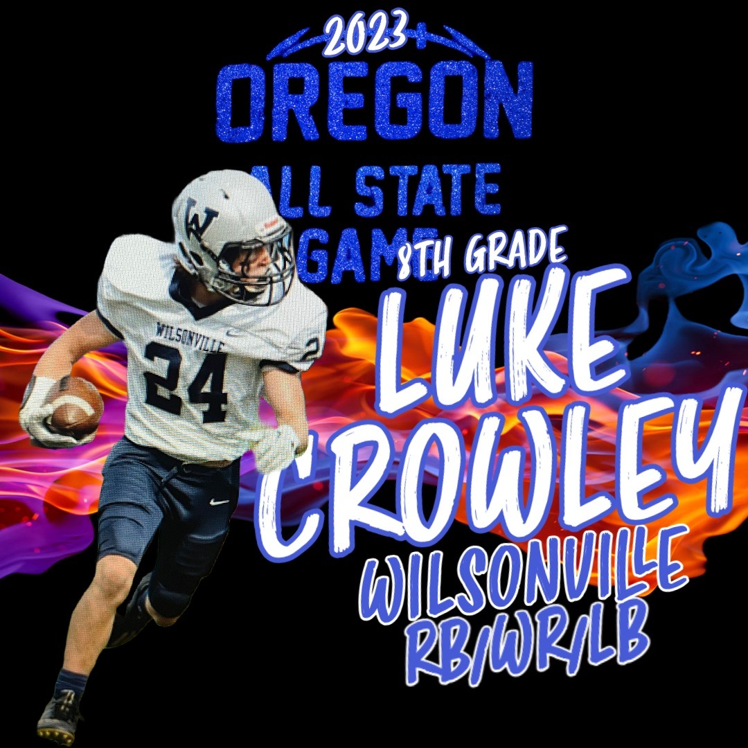 OregonBowl's tweet photo. Congrats 8th Grader Luke Crowley on being selected to play in the 6th Annual 2023 #OregonAllStateGame
#FosterAthletics #OregonASG #OregonDHS #Oregon #FosterAwareness #OASG #YouthSports #AllStar #OregonYouthFootball https://t.co/J3gpMQOTim