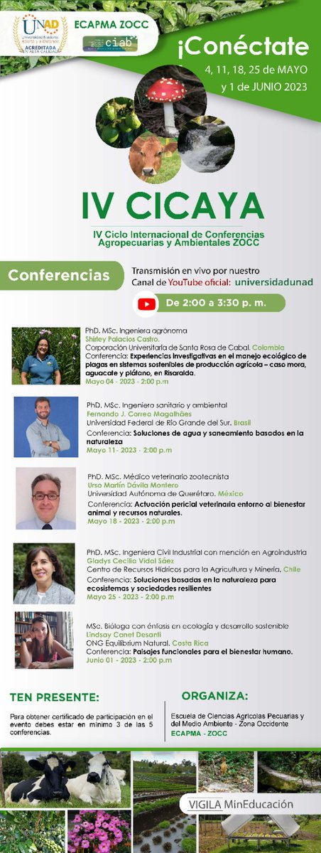 unadejecafetero's tweet photo. #Unadinforma Apreciada comunidad Unadista participa de nuestro ciclo de conferencias 🤗🤗🤗 https://t.co/IEMyitaDyW https://t.co/GLcXGwfQSH